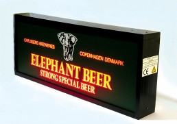 Insegna luminosa Elephant Beer